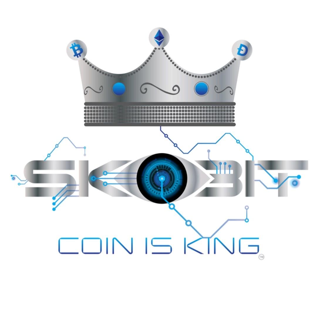 Skeyebit silver crown Coin Is King logo